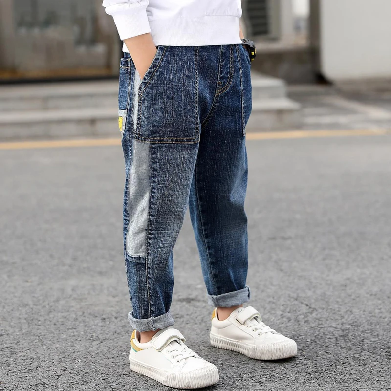 IENENS Capretti Jeans Dei Ragazzi Pantaloni Larghi del Denim Abbigliamento  Per Bambini del Ragazzo di Modo Casual Bowboy Pantaloni Lunghi 5 13Y|Jeans|  - AliExpress