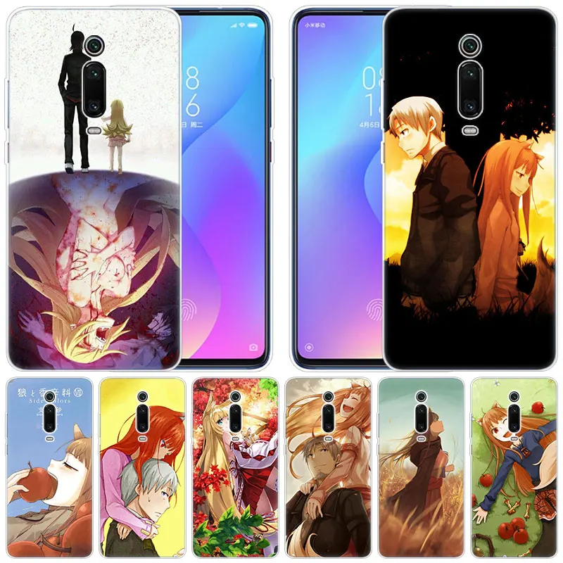 

luxury Soft Silicone Case Anime Spice and Wolf for Xiaomi Pocophone F1 Mi 9T Pro CC9 CC9E 9 9SE 8 A3 A2 Lite A1 5X 6X Mix3 Play