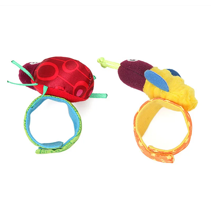 Children Infant Baby Plush Wrist Rattles Baby Toy Hand Wrist Fashion Soft Animal Infant Baby Rattles Toys for Baby Toys Gifts
