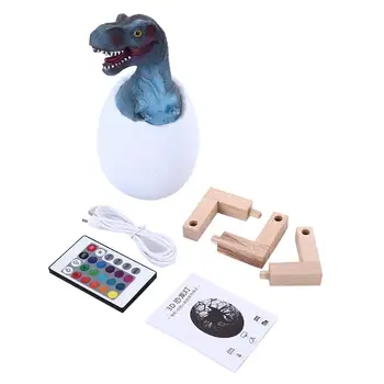 

Xmas Tree Creative Exquisite Night Light LED Light LED Night Light Dinosaur Egg Touch Sensor Color Changing Festival 3D