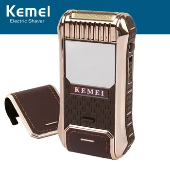 

KEMEI Mini Portable Rechargeable Electric Shaver for Men Face Care Hair Trimmer Hair Removal Beard Trimmer Shaving Razor KM-5300