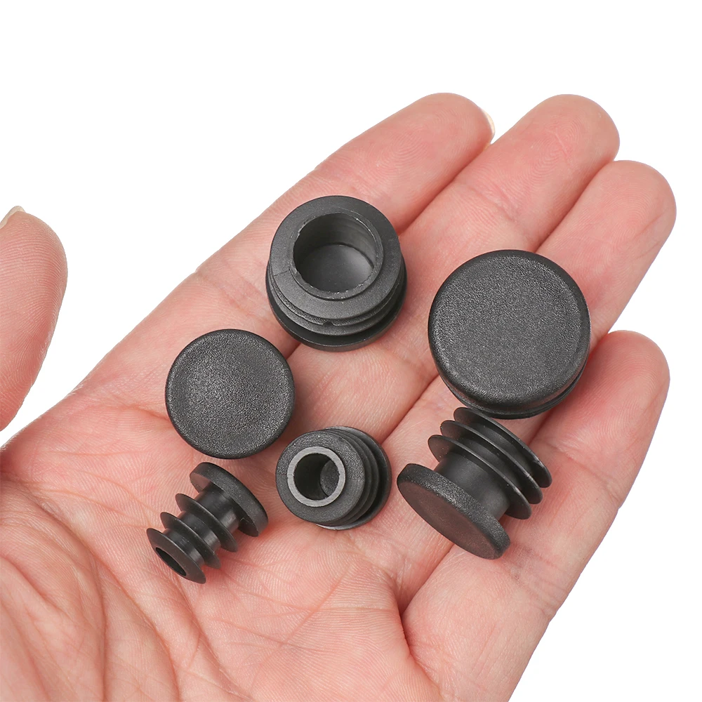 Pvc Blanking End Caps Protector Hardware Pvc Furniture Leg Plug Chair 10pcs Round Aliexpress