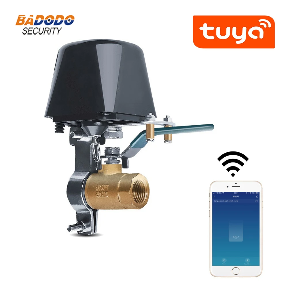 Беспроводной Wi Fi Tuya APP пульт дистанционного управления автоматический клапан для