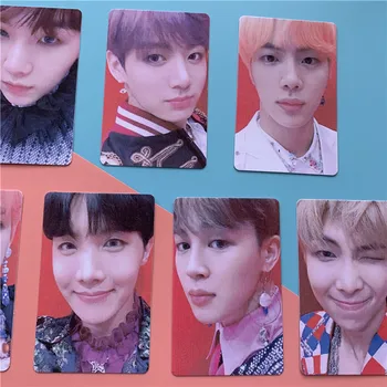 

4 Pcs Bangtan Boys Album Love Yourself Answer Postcard JK V SUGA JIMIN JK JHOPE RM SELF Made Poster LOMO Card Bedroom Decoration