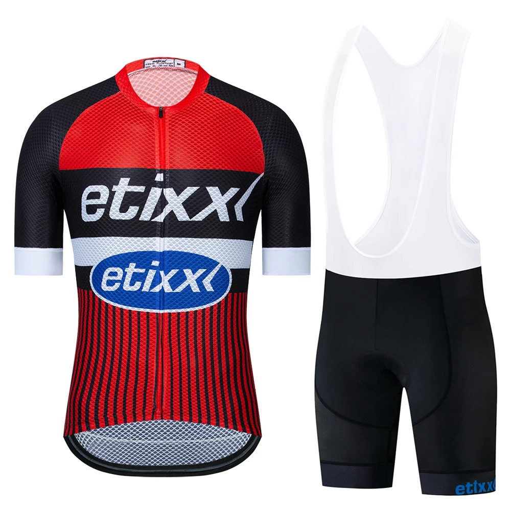 Cycling Set 01 ETIXXL короткий рукав Велоспорт Джерси нагрудник короткий 9D НАБОРЫ MTB велосипед одежда Ropa Ciclismo велосипедная Одежда Майо кулот одежда - Цвет: Cycling Set 01