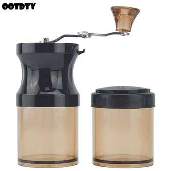 

Portable Manual Coffee Bean Grinder Mill Fixing Clip Mini Hand Crank Travel Camping Adjustable Multifunction Grinding Machine