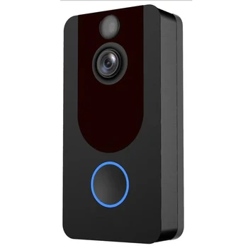 

Intelligent video doorbell intercom phone doorbell camera infrared remote control record home security monitoring