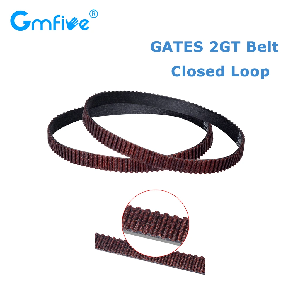 GmFive GATES 2GT GT2 Belt Closed Loop Belt Synchronous Belt GT2 Timing