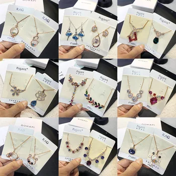 

20 Pcs/lot fashion classical mix random color women alloy necklace lot jewelry wholesale 200801-106