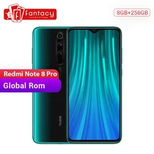 Xiaomi Redmi Note 8 Pro с глобальной прошивкой, 8 Гб ОЗУ, 256 Гб ПЗУ, мобильный телефон, 64 мп, четыре камеры MTK Helio G90T, смартфон, 4500 мА/ч, 18 Вт, QC 3,0