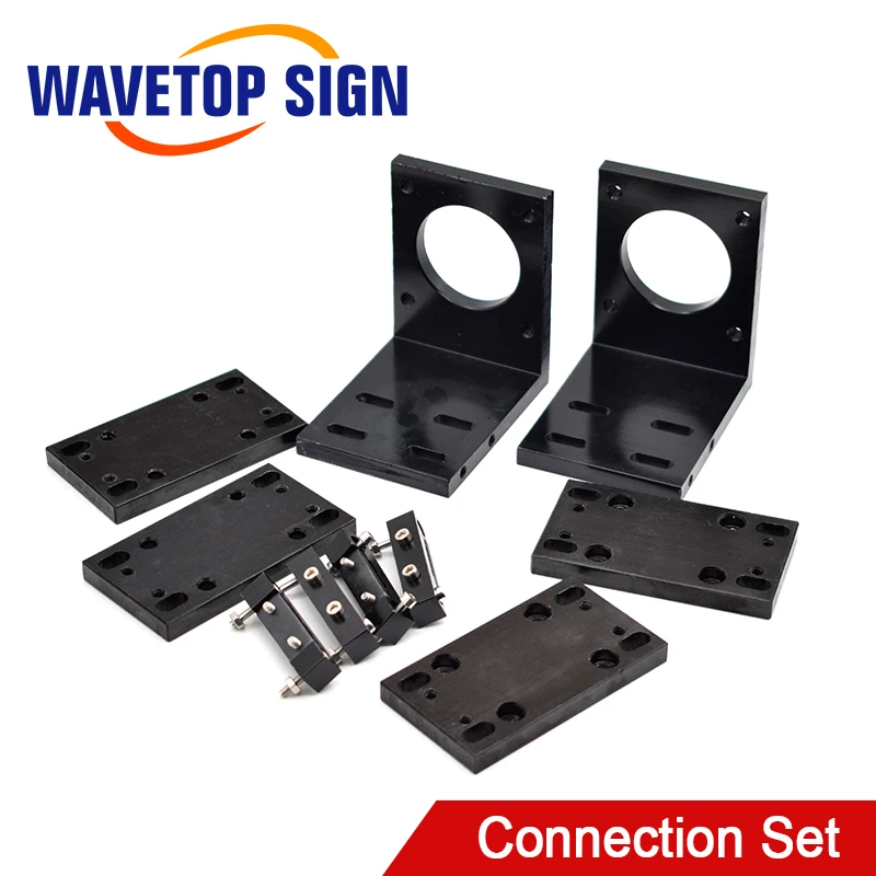 

Nema23 57 Stepper Motor Base Belt Fastener Metal Connect Plate Co2 Laser Mechanical Components For Co2 Engraving Cutting Machine