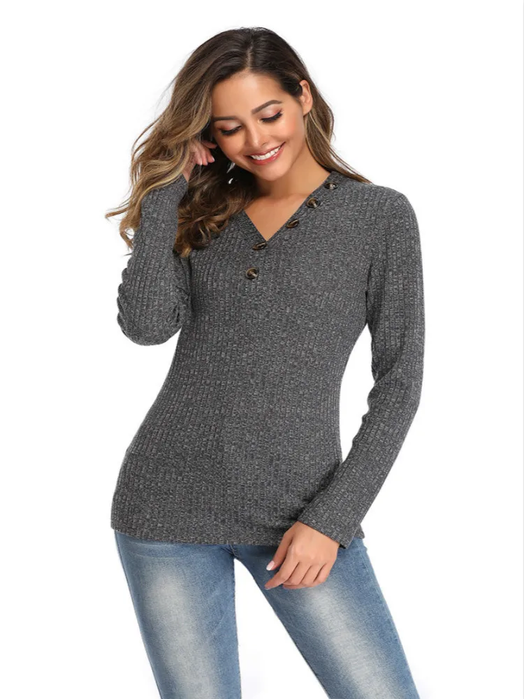 

cheap Kaguster Autumn Spring Winter Sweater Women Sweaters Plus Size Mujer Pullovers Knitted Thin Casual Office Lady Soft Tops