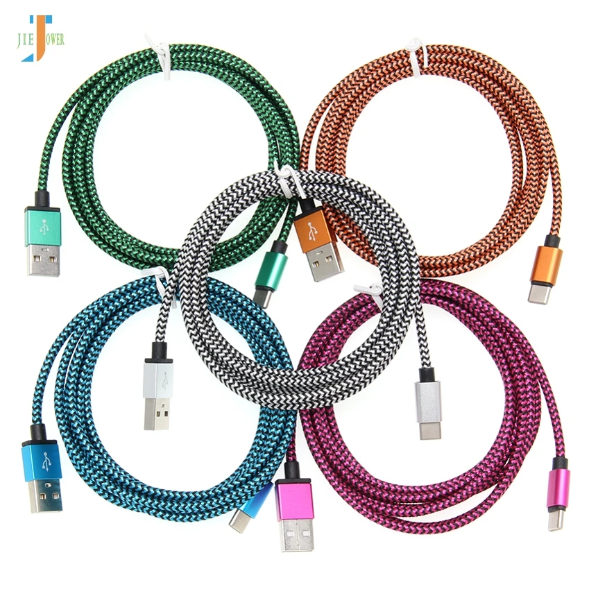 100 шт/лот usb type C кабель для мобильного телефона USB C кабель для быстрой зарядки type C для samsung Galaxy S10 S9 Xiaomi 9 Oneplus 6