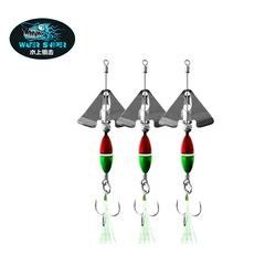 Water Sniper 3Pcs Topwater Fishing Lures 5g 7g 10g 13g Spinnerbait Spoon Buzz Bait Bass Carp Fishing Tackle