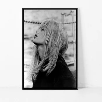 

Brigitte Bardot Movie Star Actress Model Black White Posters And Prints Picture On The Wall Vintage Poster Decorative Home Decor