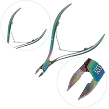 3 шт. ножницы для резки мертвой кожи вилка толкатели с сумкой для хранения маникюрные инструменты комплект