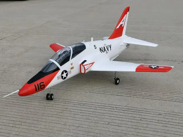 Electric RC Airplane QTmodel T45 T-45 70mm partner factory with FMS model 2