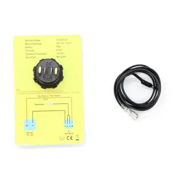 

Car 12V/24V Orange OLED Display Digital Temperature Thermometer Gauge Meter