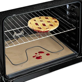 

5 Pieces of High Temperature Resistant Barbecue Mat Reusable Barbecue Mat Portable and Easy to Clean
