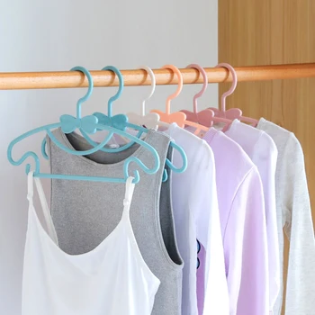 

5/10/20pcs Portable Baby Hangers Clothes Saving Space In The Closet Plastic Drying Rack Household Pants Hangers for Clothes Kids