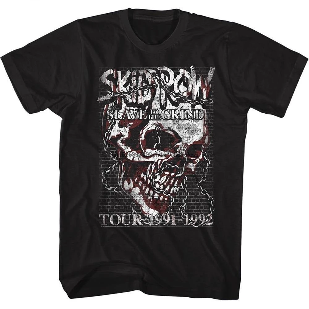 Skid Row Slave To The Grind Tour 1991 92 Black Shirts |