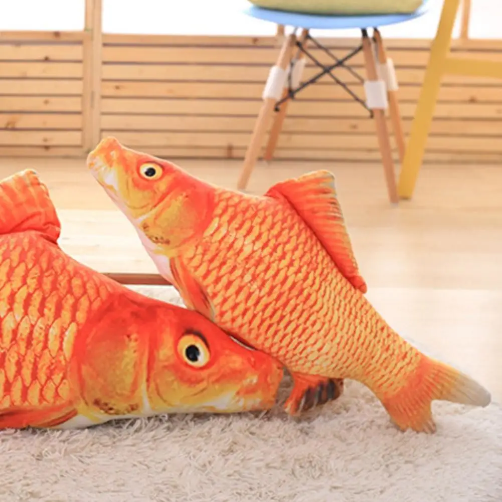 Кошачья кошка в форме рыбки игрушка плюшевая креативная 3D Карп мягкая подушка кукла царапина доска для домашних животных товары