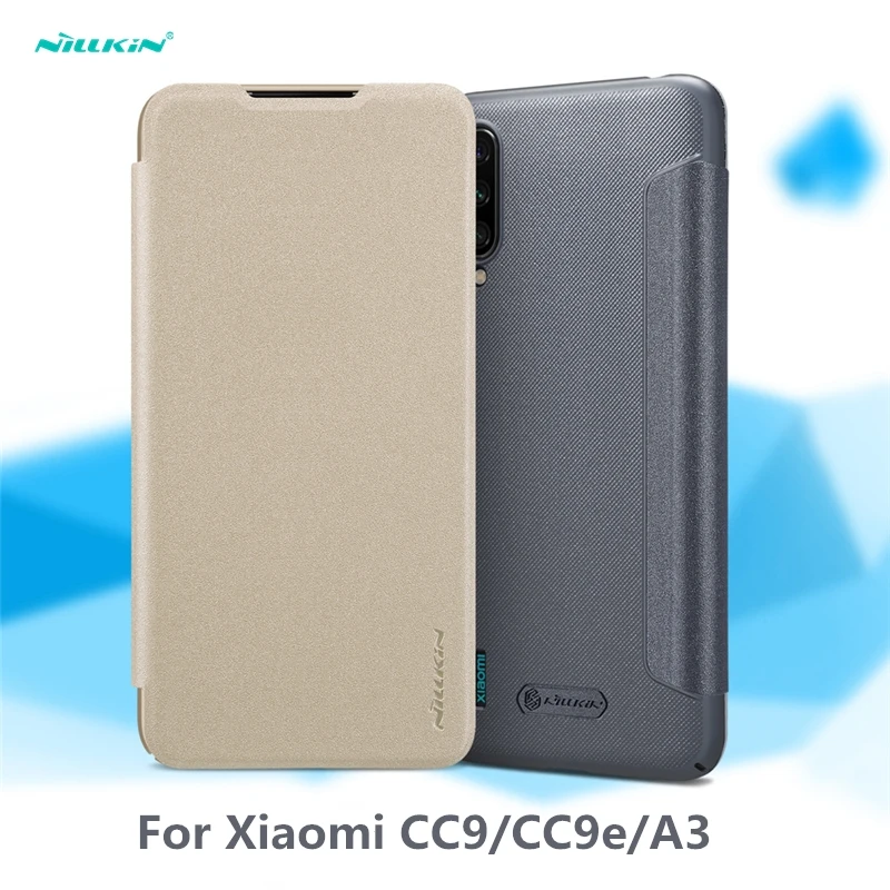 

NILLKIN For Xiaomi Mi CC9 CC9e Case For Mi A3 Cover PU Leather + Hard PC Flip Cover For Xiaomi Mi CC 9 9e Case Shockproof