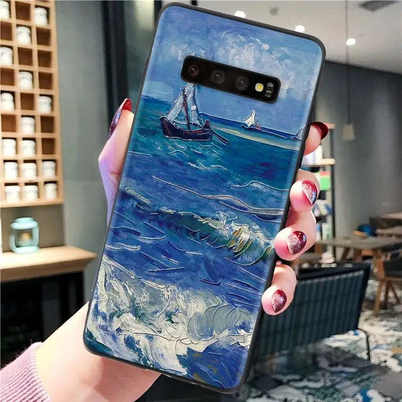3D картина маслом с тиснением и изображением для samsung Galaxy S8 S9 плюс S6 S7 край J6 J7 Prime J3 J5 J4 J6 плюс примечание 9 8 5 G530 чехол - Цвет: fg2chuan