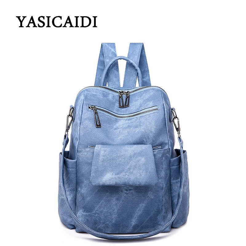 

Fashion Backpack Women Bag Multifunction Zipper Female Ladies Girls Backpack Street Bags School Bag for Student Mochila Feminina