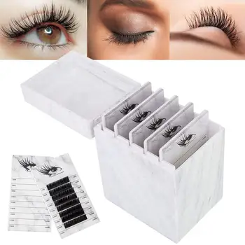 

Eyelash Storage Box 5 Layers Makeup Organizer False Eyelashes Glue Pallet Holder Grafting Eyelashes Extension Makeup Tool 40P pl
