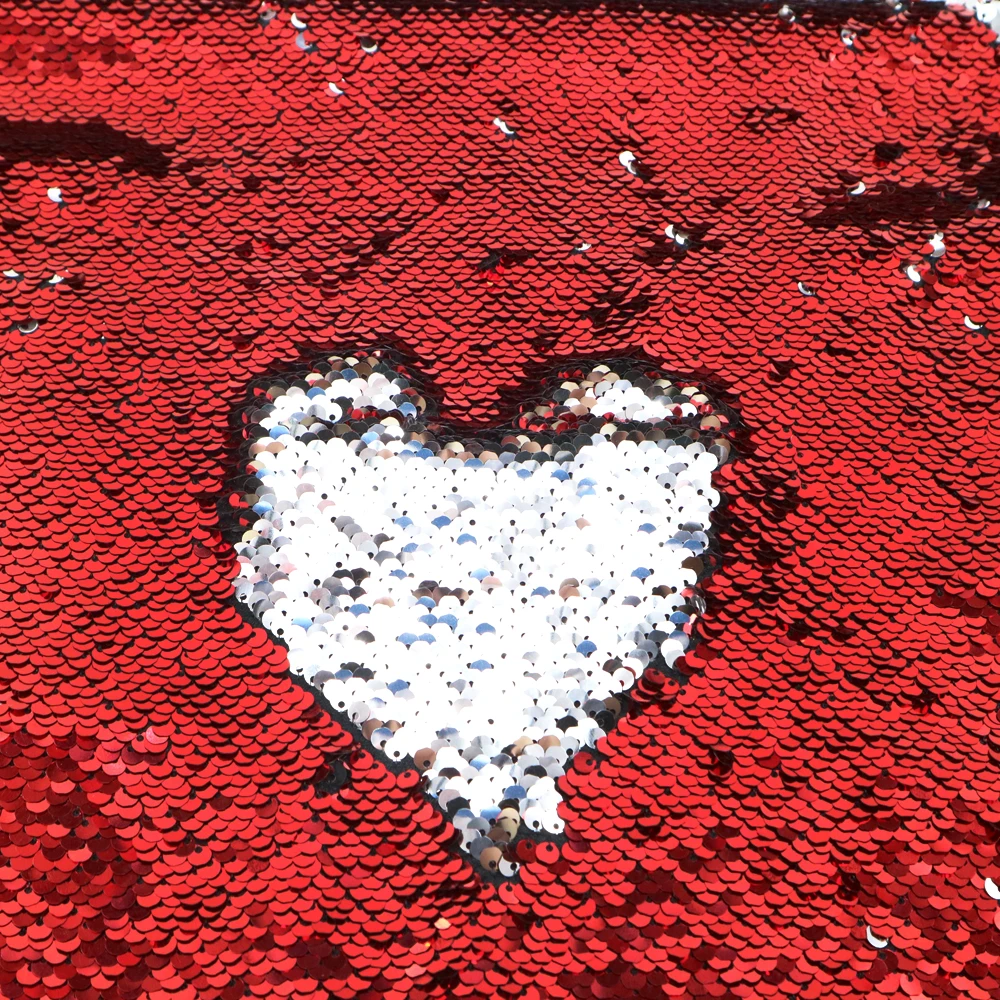 

David accessories 50*145cm mermaid reversible Sparkly color Changeable Sheet Sequin Fabric For Clothes/Part Cushion Decor,c3189