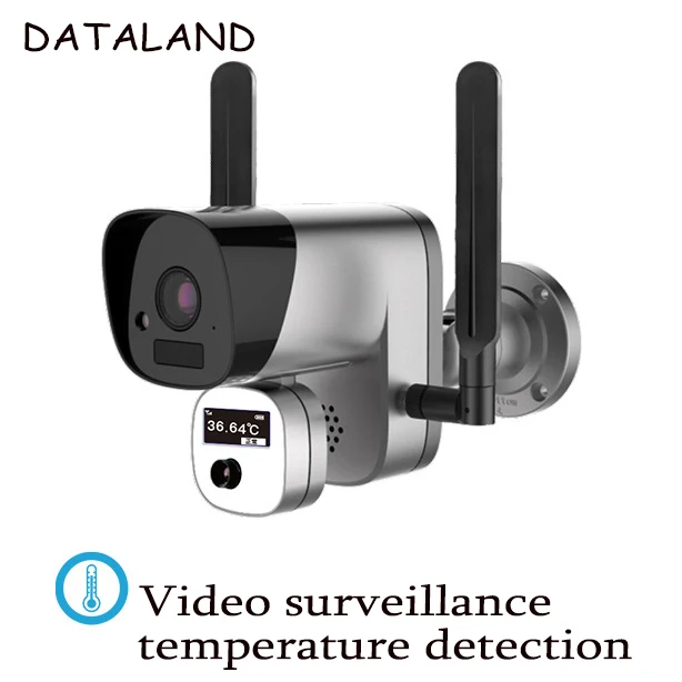 

WIFI Wireless CCTV Camera Temperature Measurement Infrared Thermal Imaging Camera Imaging Automatic Face Temperature Measuring
