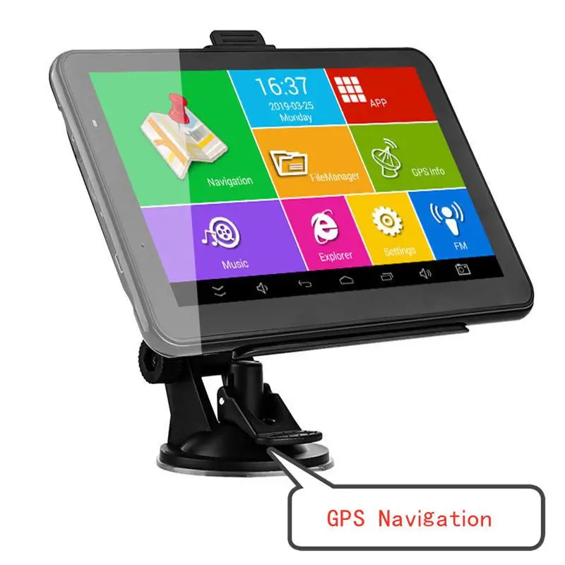 

Portable 7 inch Touch Screen HD Car GPS Navigation 256M+8GB Tablet Auto GPS Car Navigator Up-to-date Maps FM GPS