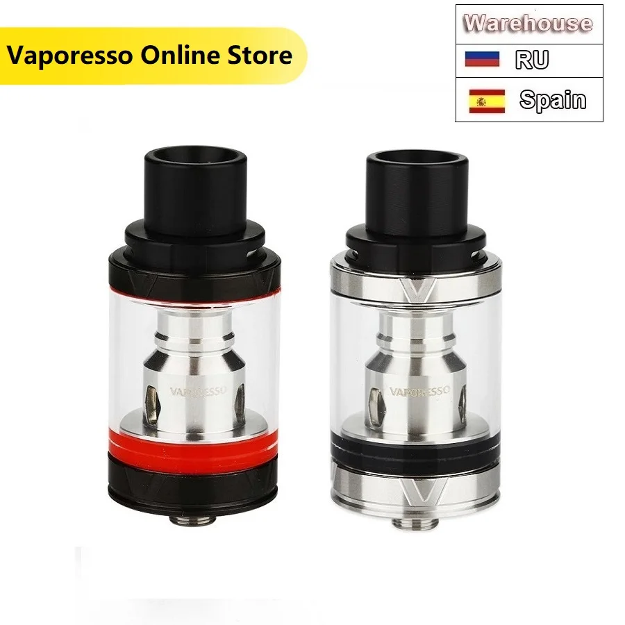 Koop Originele Vaporesso Veco Plus Tank 4 Ml Capaciteit Sub Ohm Tank Met Eak Proof Design   0.2ohm Euc Coil Systeem vs Vaporesso Nrg Tank