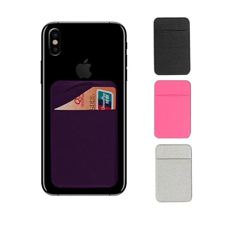

Hot Selling Currently Available 3m Lycra Hijab Phone Back Sticker Multi-functional Card Holder Wallet Anti-Scanning Signal Scree