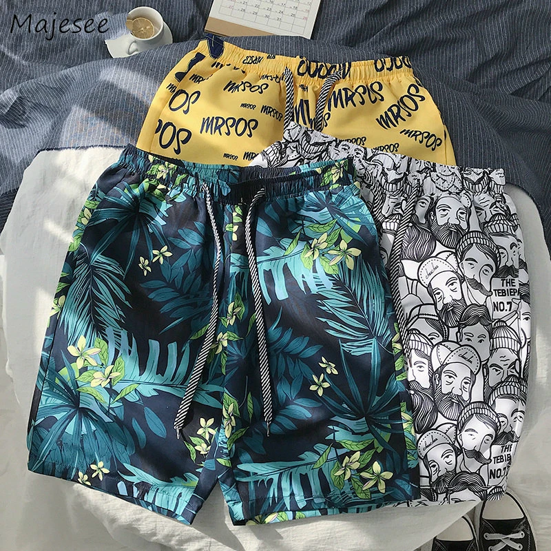 Pantalones cortos de tabla para hombre, estampados, de talla grande, 4XL, para playa, tiempo libre, holgados, de secado rápido, estilo Hip-hop, Harajuku Ulzzang