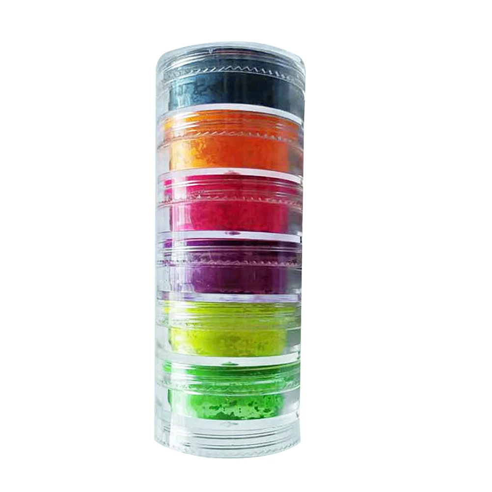 

6Pcs Polish Soak Off Elegant Changing Colors Nail Women Nail Varnish Gel Glitter Nail Polish Set