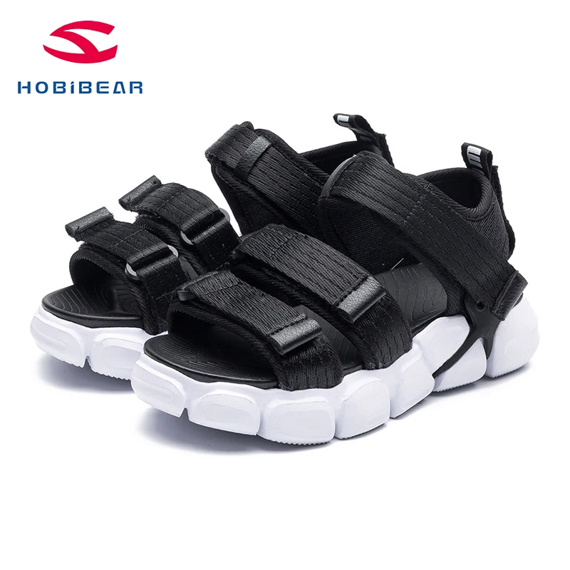 HOBIBEAR Летняя детская обувь брендовые босоножки с закрытым носком для маленьких