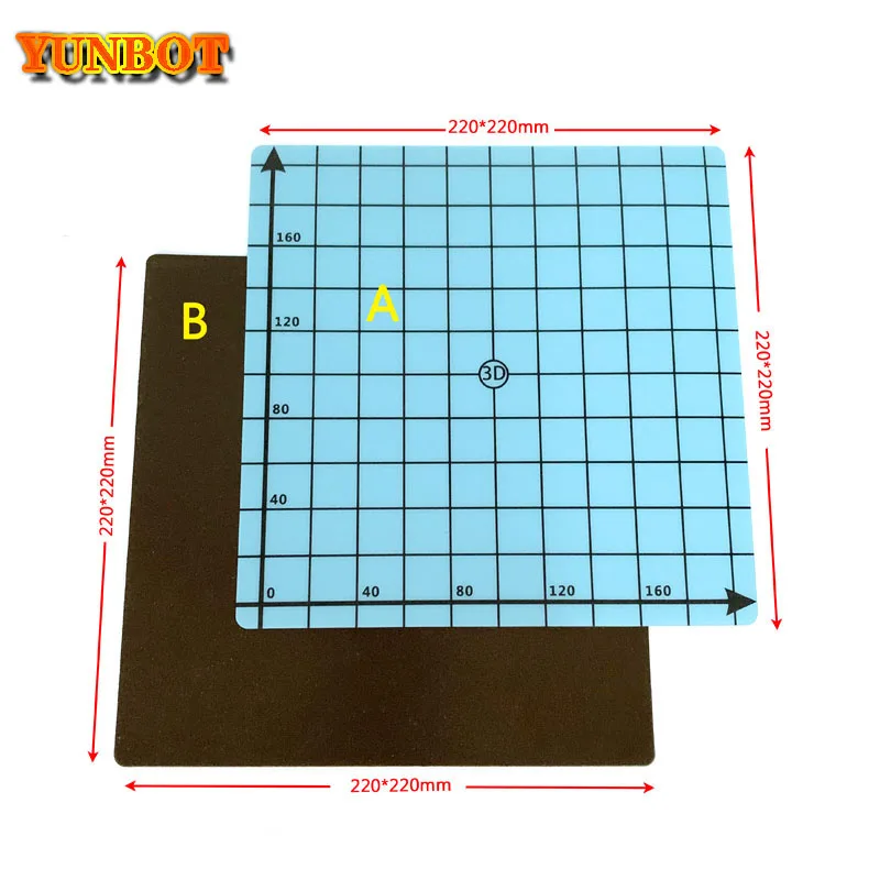 1set Magnetic Hot Bed Sticker 220*220MM Print Sticker Build Plate Flex Plate for i3 Mega 3D Printer Magnetic Platform Film 1set Magnetic Hot Bed Sticker 220*220MM Print Sticker Build Plate Flex Plate for i3 Mega 3D Printer Magnetic Platform Film