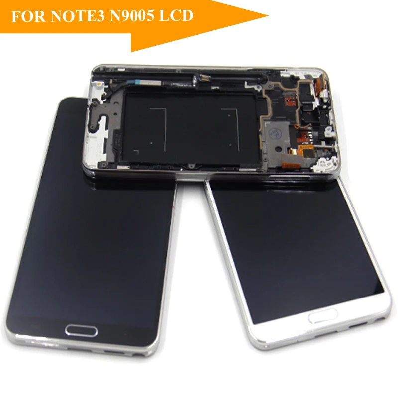 ЖК-дисплей для Samsung Galaxy Note 3 Note3 N9005 Сенсорный экран дигитайзер с рамкой N9002 N9006