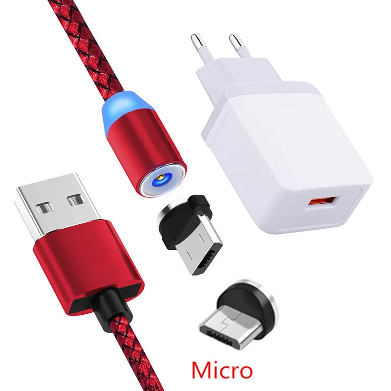 Магнитный Micro usb зарядный кабель для Huawei Y6s Samsung galaxy A11 A10 J3 Meizu ZTE LG Honor 8a android телефон