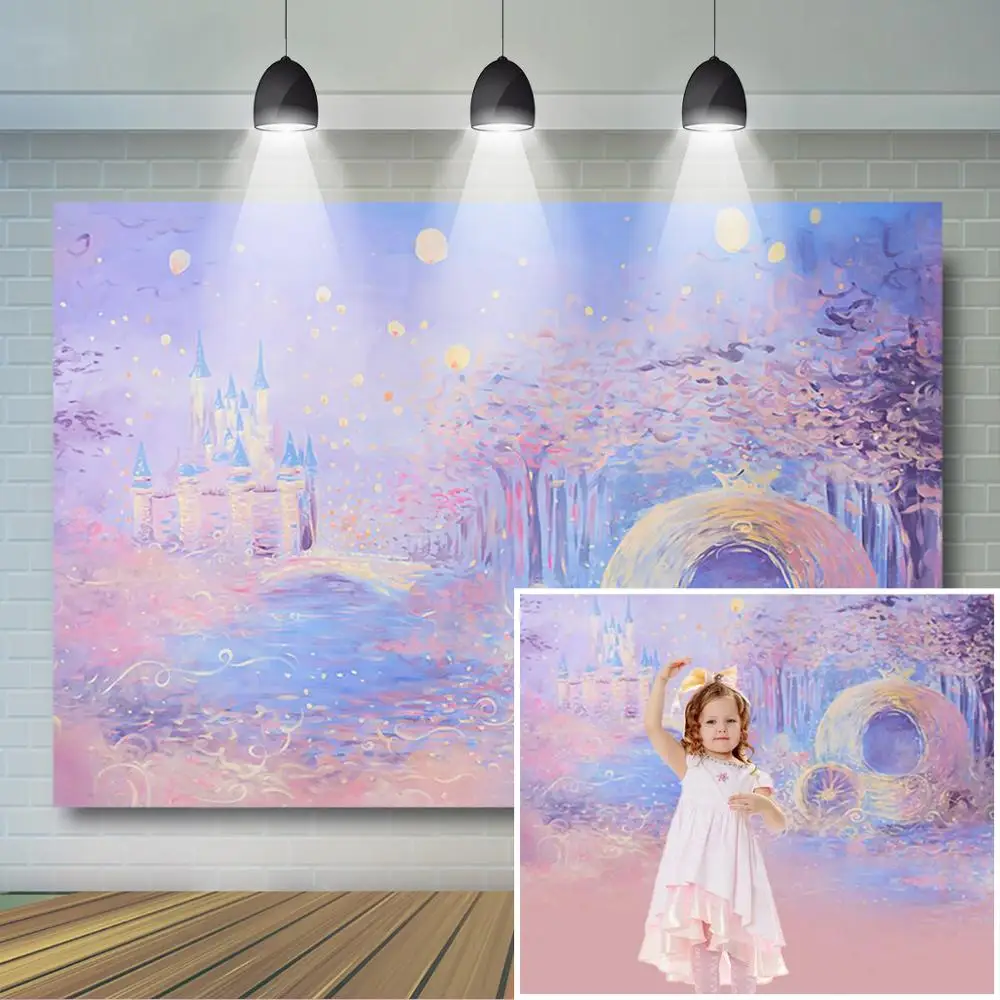 Girls Cake Smash Backdrop Newborn Baby Photography Portrait Background Birthday Party Gallery Decoration Banner photo backdrop