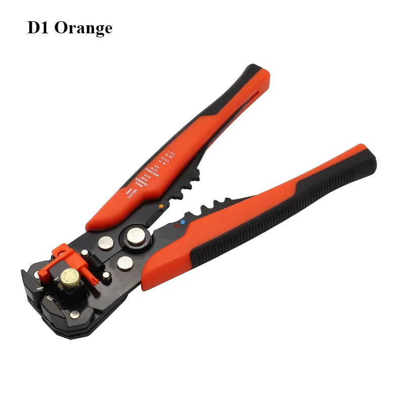 Pliers-HS-D1-Yellow Многофункциональные плоскогубцы для зачистки проводов, зажимные плоскогубцы, регулируемая длина зачистки проводов и кабеля, инструмент для зачистки проводов - Цвет: Pliers-HS-D1-Yellow