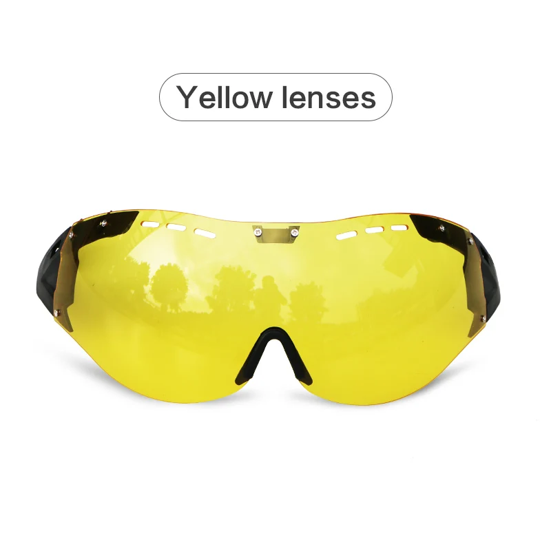 Costelo велосипедный шлем Lenes MTB Горный Дорожный велосипедный шлем Lenes велосипедный шлем Casco speed Airo RS Ciclismo очки Bicicleta - Цвет: yellow len