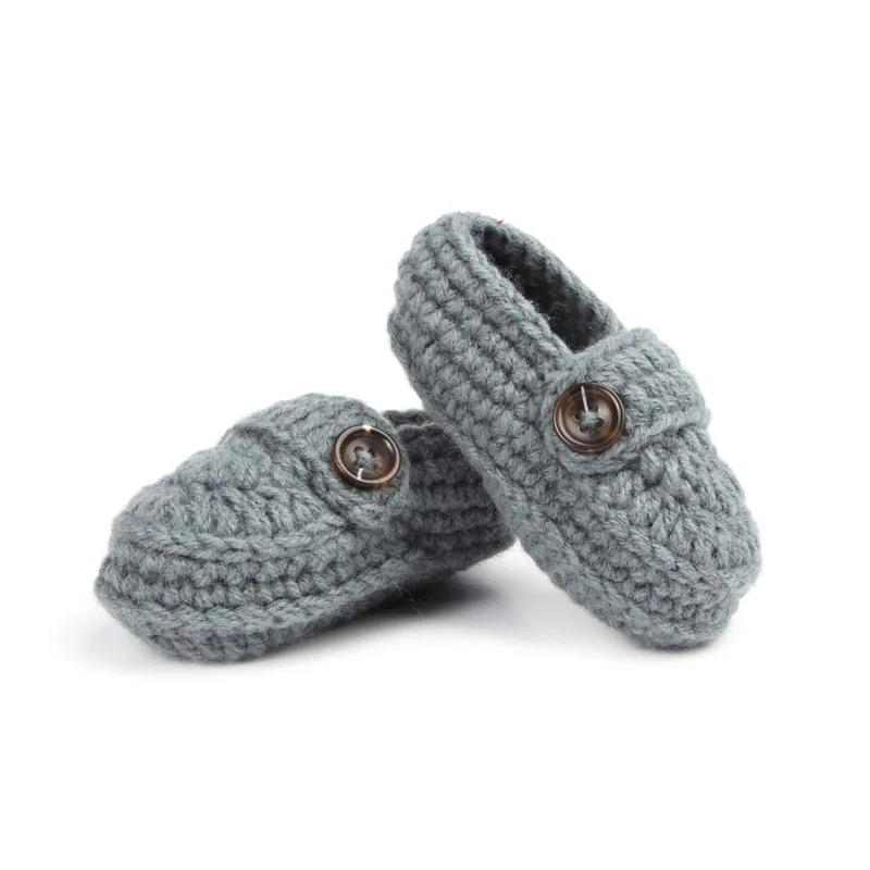 Adorable Knitting Baby Shoes Multi Color Infant Crib Shoes Newborn Prewalker Handmade Baby Girl Boy Slippers