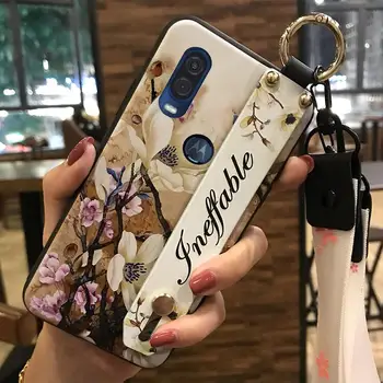 Перейти на Алиэкспресс и купить Мягкий Новое поступление чехол для телефона MOTO ONE Vision/P40/P50 противоударный чехол оригинальная задняя крышка Милая