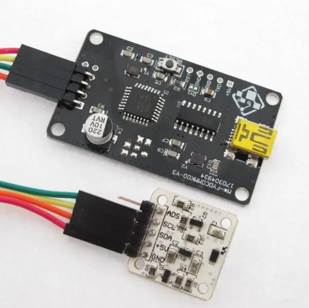 USB Последовательный порт дисплей/датчик интенсивности света/LX значение/BH1750 свет Фоточувствительный модуль/PC дисплей