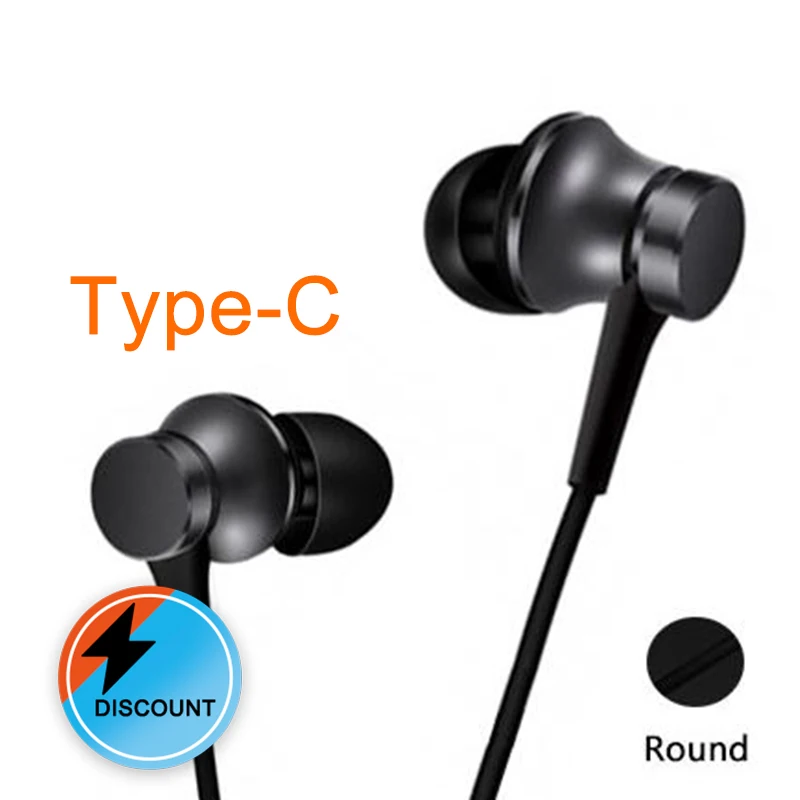 Оригинальные наушники Xiao mi piston auricular Fresh type-C 3,5 мм, наушники-вкладыши mi c для Xiao mi samsung huawei, наушники с гарнитурой mi c