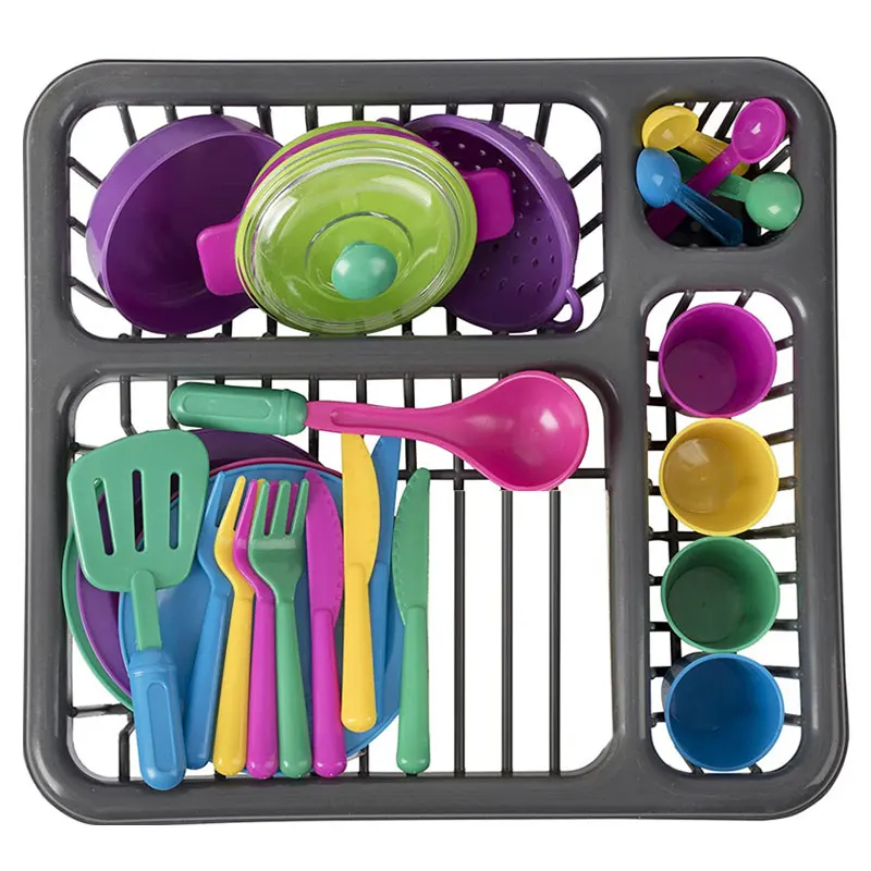 Simulation Tableware Housekeeping Toys Creative Color Knife Fork Spoon Plate Kitchenware Kitchen Game Pretend Play Children Toys pretend kitchen toys kitchen toys educational toys