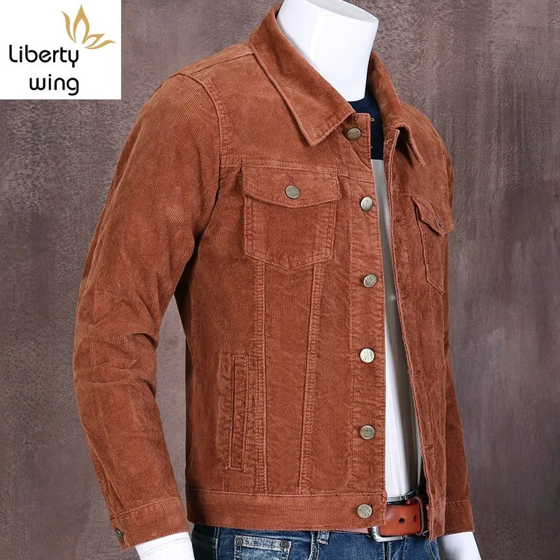 

Весенне-Осеняя мужская повседневная куртка-бомбер с свободная посадка однобортный Винтаж для офиса на каждый день куртка размера плюс 4XL уличный стиль мужской верхней одежды